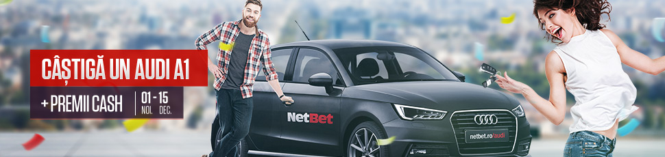 NetBet te urca la volanul unui Audi!