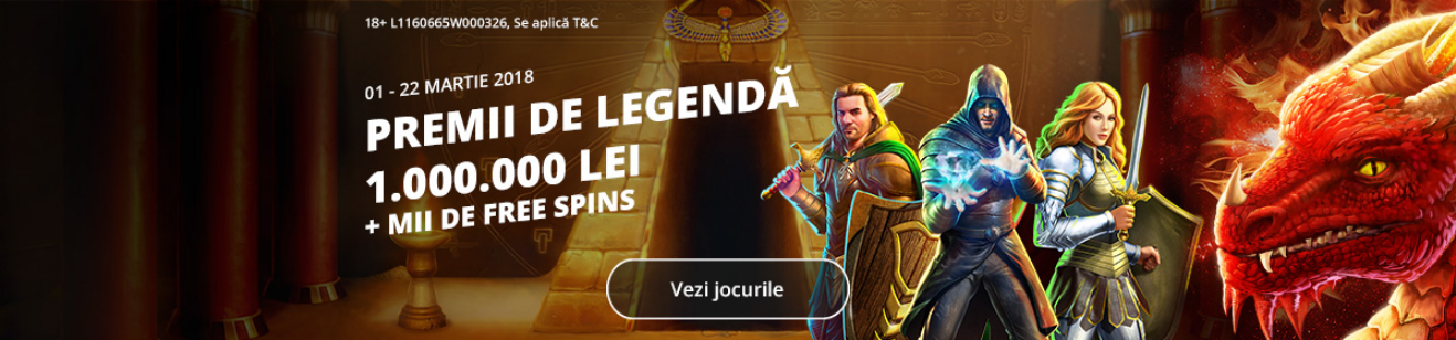 Bonusuri de 1 milion de lei de la eFortuna