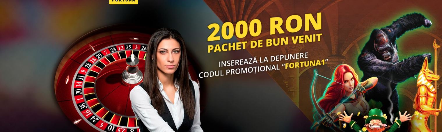 2000 lei Bonus de la eFortuna la inscriere