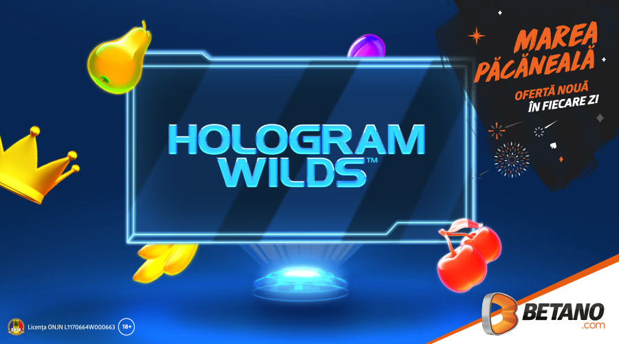 ⚡ Doar azi: 20 rotiri gratuite la Hologram Wilds!