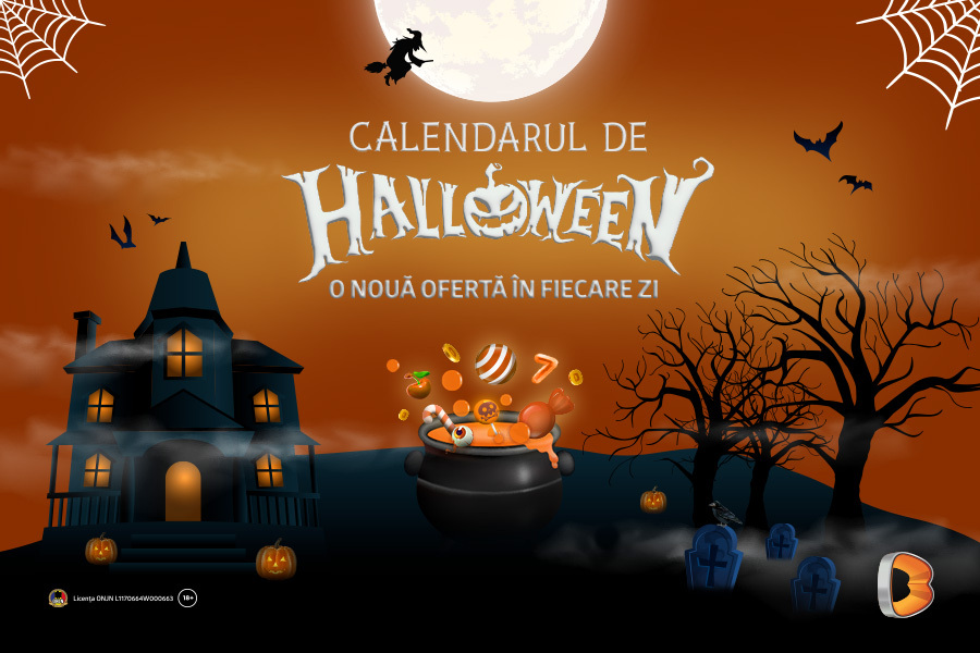 Betano Casino - Calendarul de Halloween: 70 Rotiri Gratuite